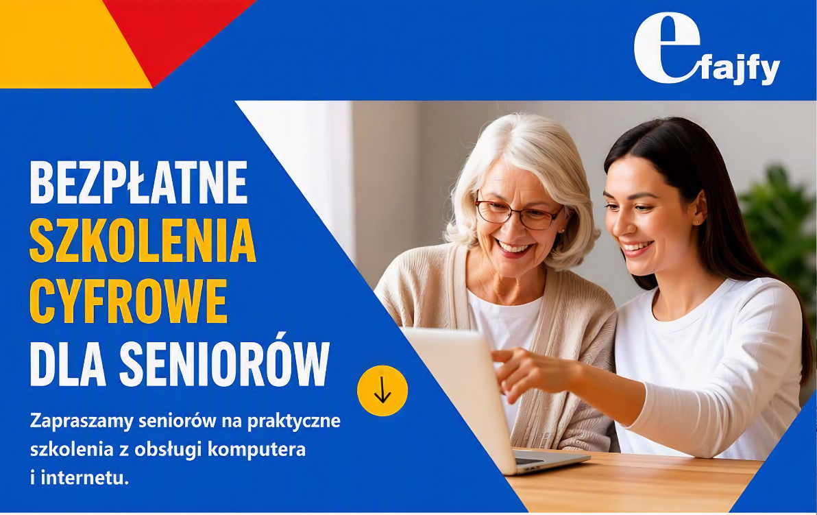 eFajfy bezpłatne szkolenia cyfrowe dla seniorów 2026